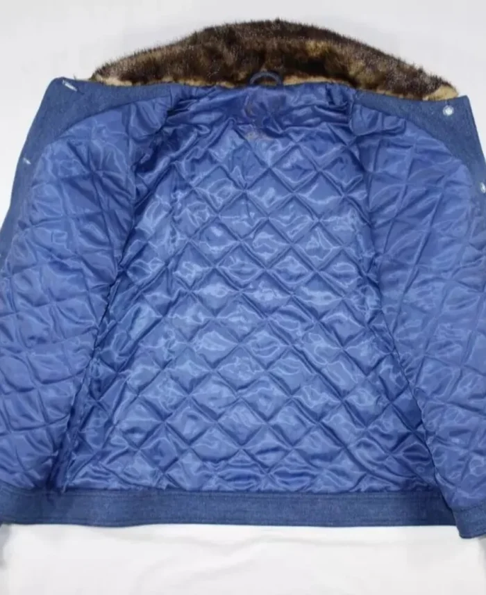 Naomi-Ackie-Sorry-Baby-Faux-Fur-Denim-Jacket