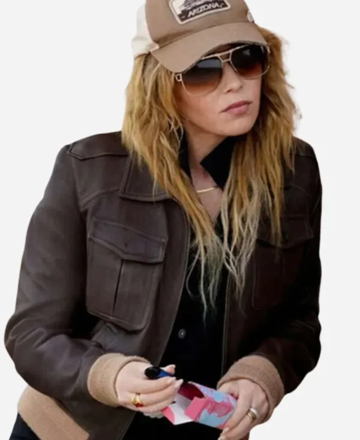 Natasha-Lyonne-Poker-Face-Bomber-Leather-Jacket