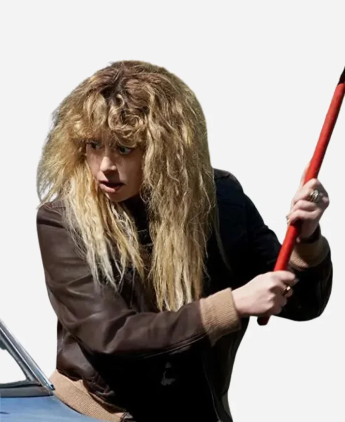 Natasha-Lyonne-Tv-Series-Poker-Face-Charlie-Cale-Brown-Leather-Jacket