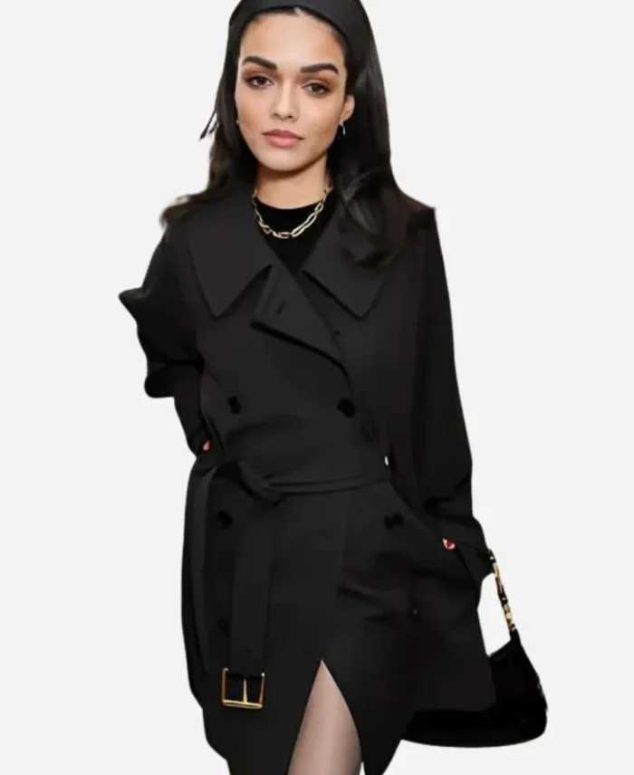 New-York-Fashion-Week-Winter-2024-Rachel-Zegler-Black-Coat-For-Women