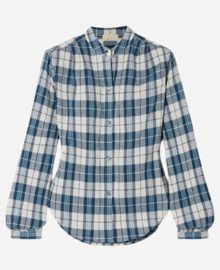 Nicky-Macintosh-The-Better-Sister-Elizabeth-Banks-Blue-Plaid-Shirt