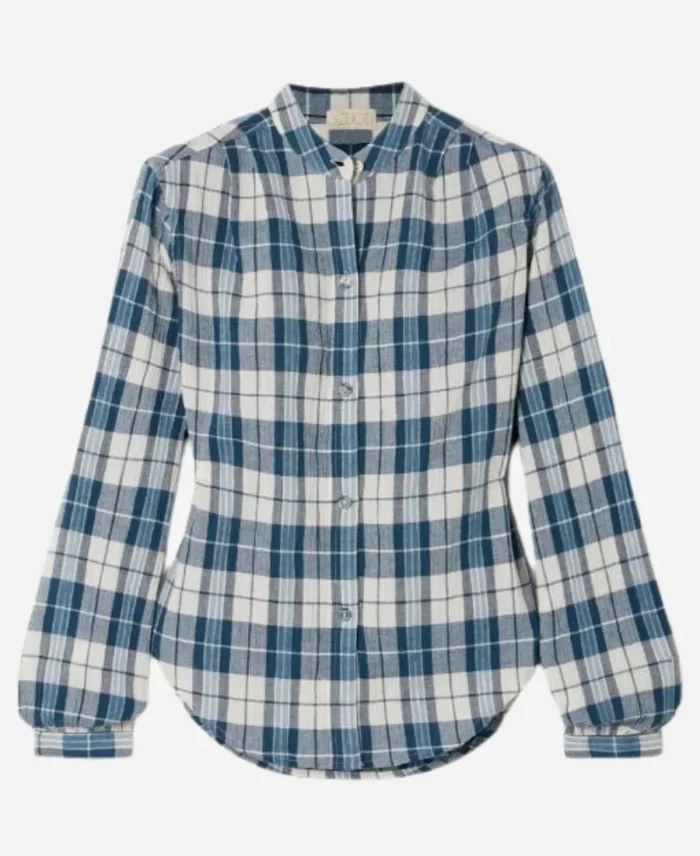 Nicky-Macintosh-The-Better-Sister-Elizabeth-Banks-Blue-Plaid-Shirt