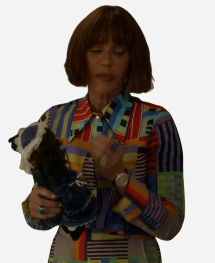 Nicole-Ari-Parker-Tv-Series-And-Just-Like-That-Lisa-Todd-Wexley-Multicolor-Shirt