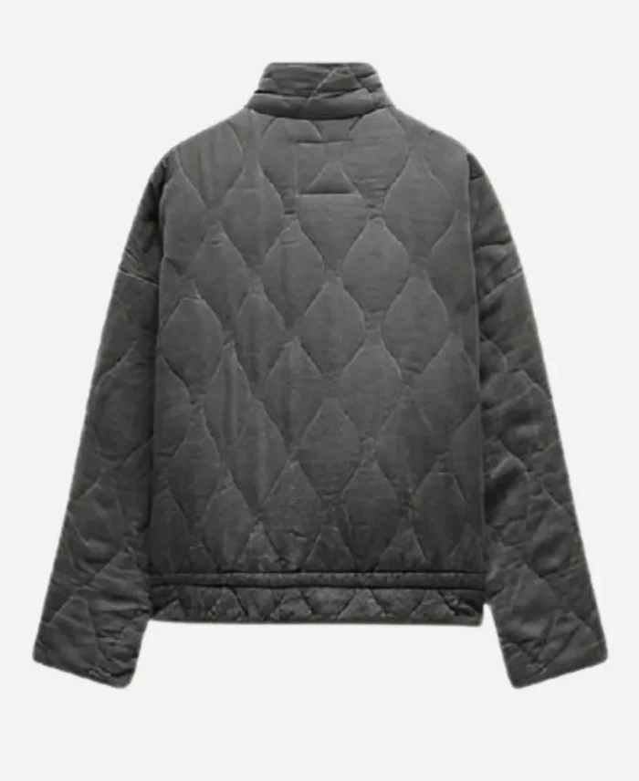 Nina-Singh-Art-Detectives-2025-Gray-Quilted-Jacket