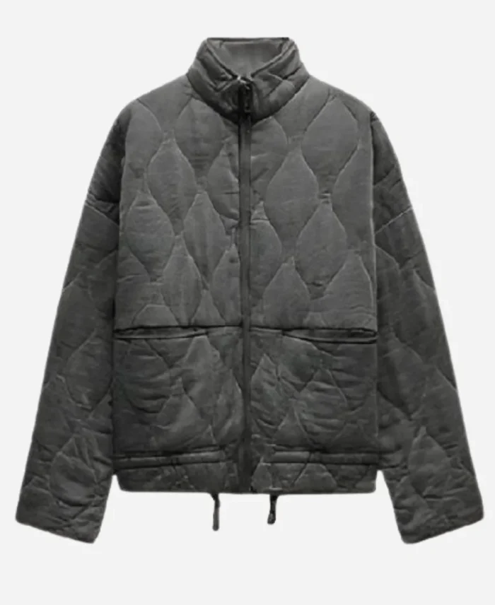 Nina-Singh-TV-Series-Art-Detectives-2025-Shazia-Malik-Gray-Quilted-Jacket