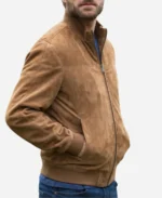 Nobody-Wants-This-Sasha-Roklov-Brown-Suede-Bomber-Jacket
