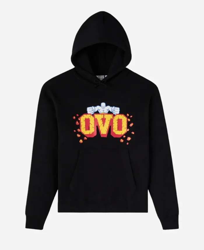 OVO UFC Flame Pullover Hoodie