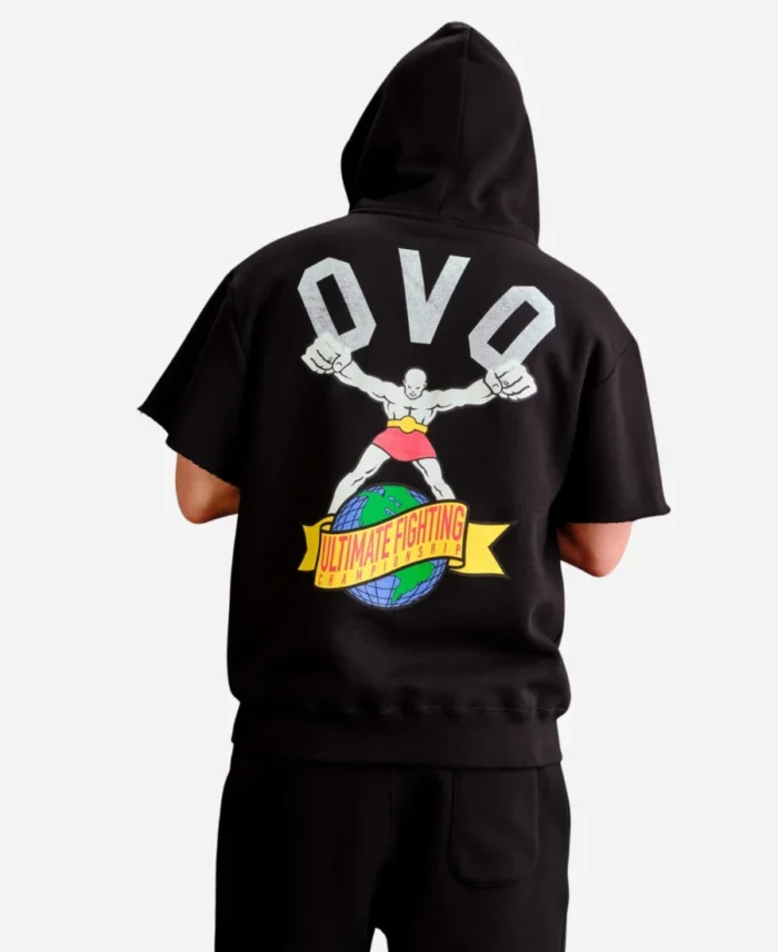 OVO UFC Full Zip Black Hoodie