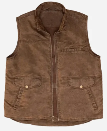 Pedro-Pascal-Eddington-2025-Ted-Garcia-Brown-Cotton-Vest