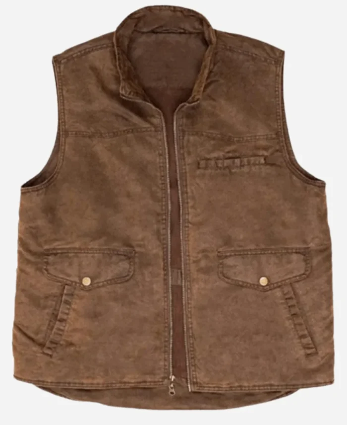 Pedro-Pascal-Eddington-2025-Ted-Garcia-Brown-Cotton-Vest