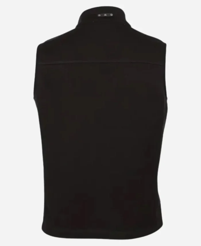 Professional-Bull-Riders-World-Finals-2025-Black-Softshell-Vest-For-Unisex