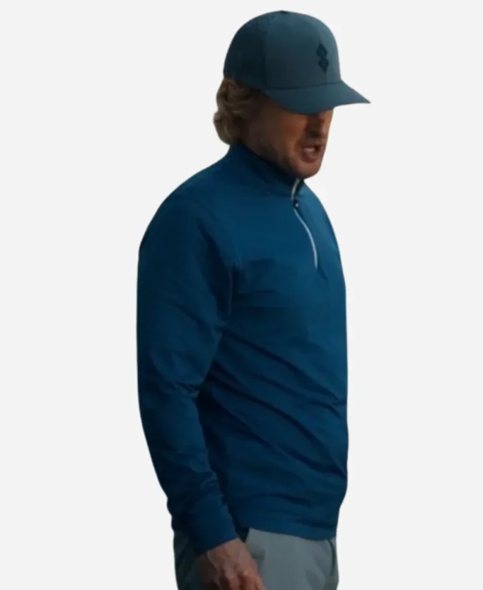 Pryce-Cahill-Tv-Series-Stick-Season-01-Owen-Wilson-Blue-Zip-Sweatshirt