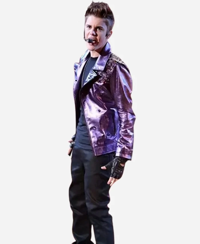 Show-Dancing-With-The-Stars-Justin-Bieber-Purple-Leather-Jacket