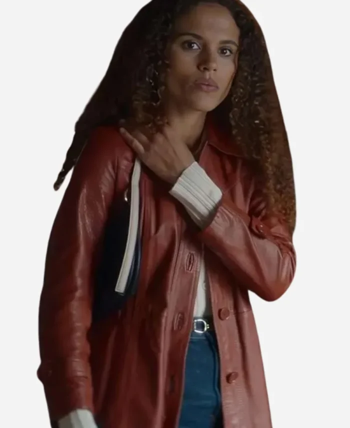 Stacey-Embalo-Missing-You-2025-Brown-Leather-Coat