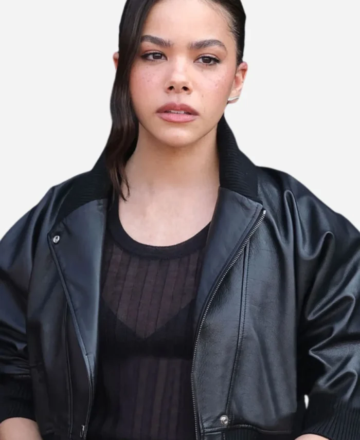 TUDUM-Antonia-Gentry-Cropped-Black-Leather-Jacket-For-Sale