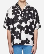 TV-Show-Manha-CM-2025-Rui-Oliveira-Nunes-Black-And-White-Floral-Shirt