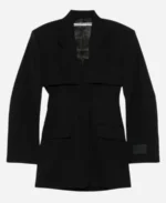 TV-Show-Watch-What-Happens-Live-2025-Drew-Sidora-Black-Layered-Dress
