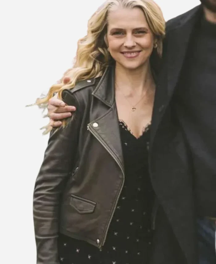 Teresa-Palmer-Mix-Tape-Black-Leather-Jacket