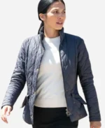 The-Cleaning-Lady-S04-Elodie-Yung-Quilted-Jacket