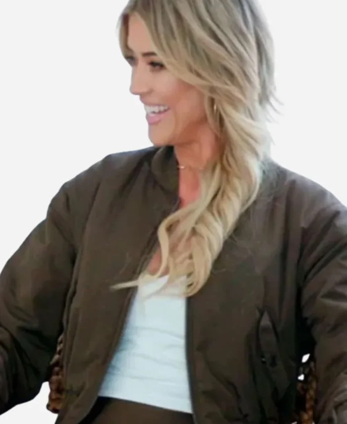 The-Flip-Off-Season-01-Christina-Hall-Brown-Bomber-Jacket