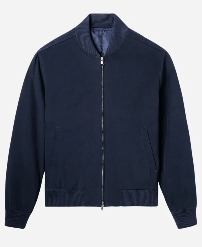 The-Life-of-Chuck-2025-Chiwetel-Ejiofor-Blue-Bomber-Jacket-For-Sale
