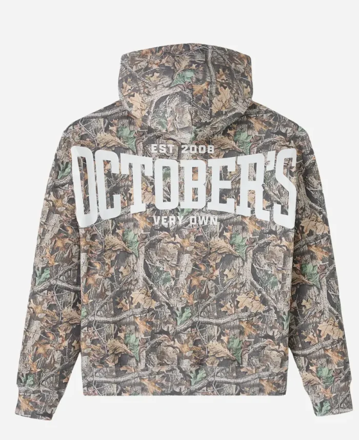 UFC X October Very Own Camo Pullover Print Hoodie