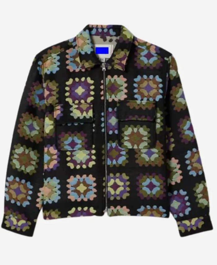Will-Ganss-Tamron-Hall-Show-2025-Black-Crochet-Knit-Zip-Jacket