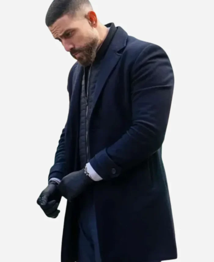 Zeeko-Zaki-FBI-2025-Omar-Adom-Zidan-Blue-Wool-Coat