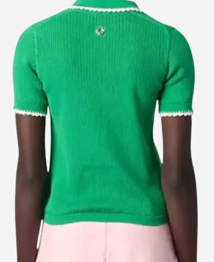 Zuri-Hall-Access-Hollywood-Green-Polo-Shirt