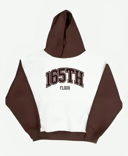 165th Floor Brown & White Hoodie