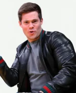 Adam Devine Gucci Black Leather