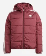 Adidas Adicolor Burgundy Jacket