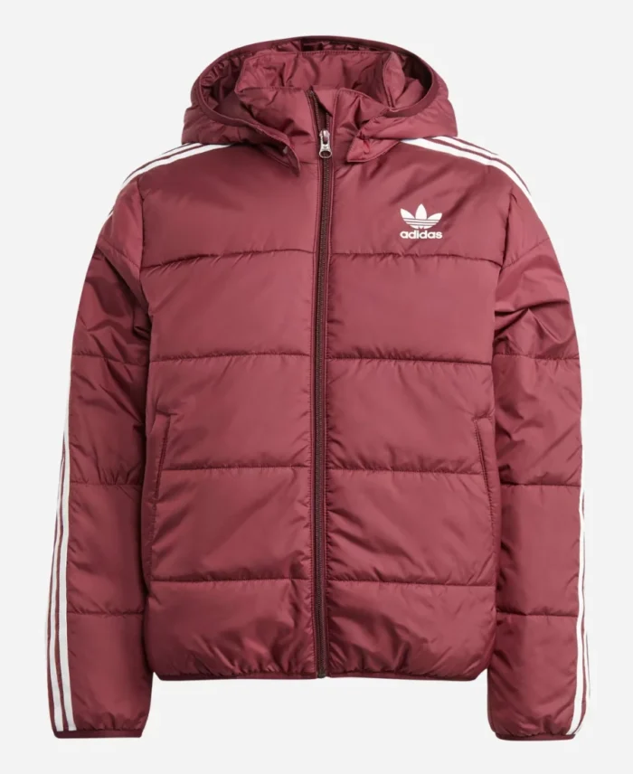Adidas Adicolor Burgundy Jacket