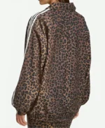 Adidas Leopard Firebird Brown Oversized Track Jacket