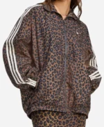 Adidas Leopard Firebird Track Oversized Jacket