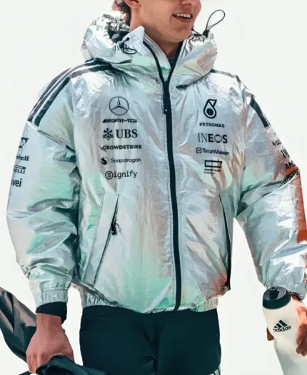 Adidas PETRONAS Mercedes-AMG F1 Team Silver Jacket