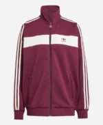 Adidas Retro Burgundy Track Jacket
