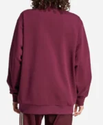 Adidas Retro Track Burgundy Jacket For Sale