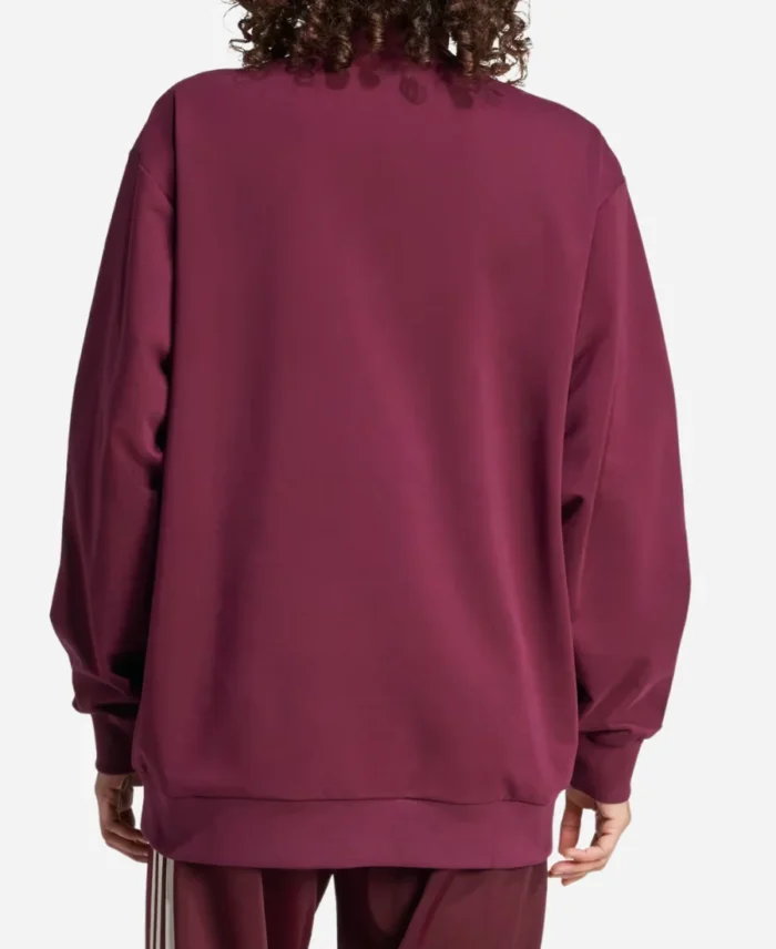 Adidas Retro Track Burgundy Jacket For Sale