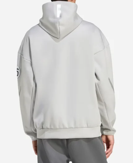 Adidas x Mercedes Amg F1 Silver Arrows Grey Hoodie