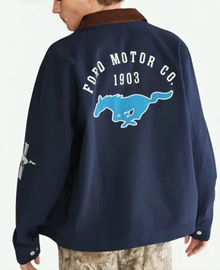 Aeropostale Ford Motor Co. Blue Twill Jacket