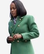 Aja Naomi King Tv Series Grosse Pointe Garden Society S01 Catherine Green Coat