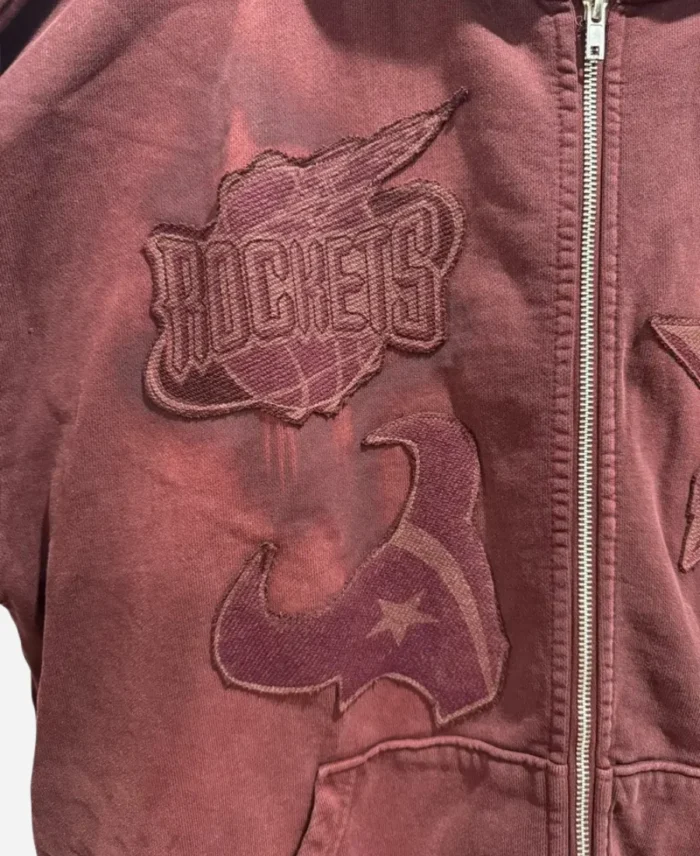 All League Cactus Jack Red Hoodie