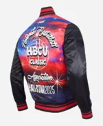 All-Star Game 2025 NBA Black Satin Jacket For Sale