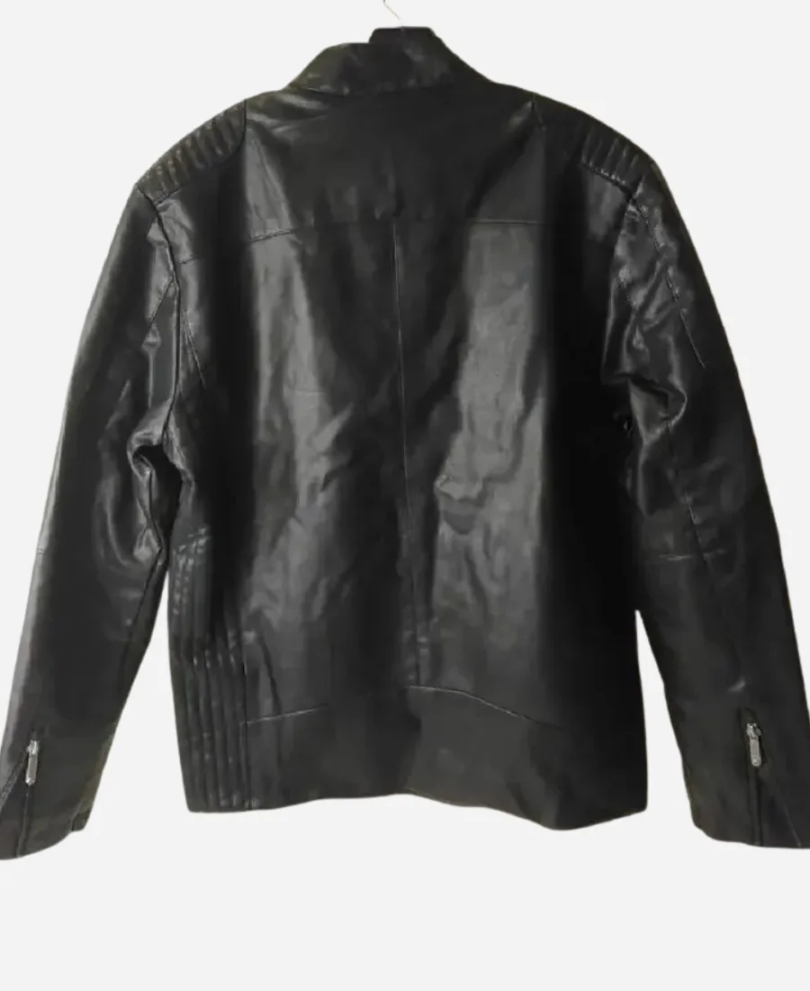 American Breed Black Leather Jacket American Breed Black Leather Jacket