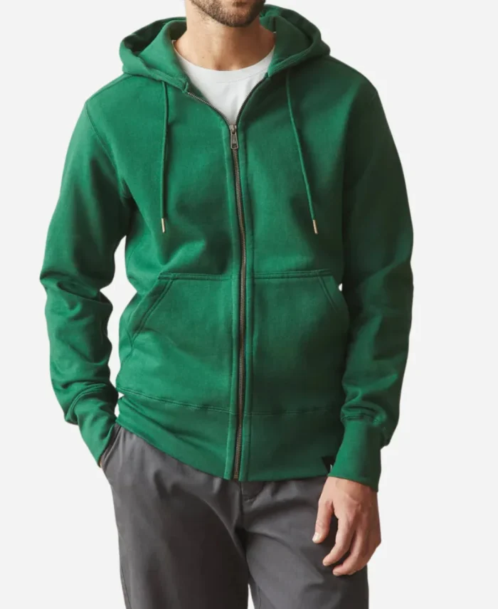 American-Giant-Green-Zip-Hoodie