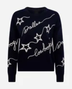 Americas-Sweethearts-Dallas-Cowboys-Cheerleaders-Season-02-Blue-Cowboys-Cursive-Star-Sweater