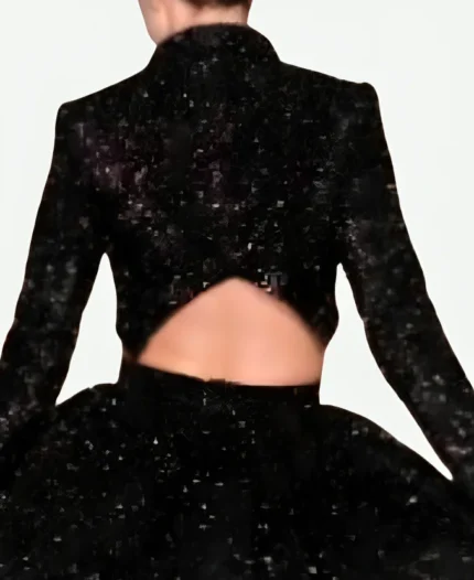 And Just Like That S03 Kristin Davis Cropped Sequined Jacket