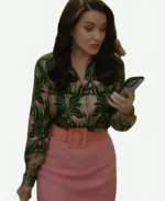And Just Like That S03 Kristin Davis Printed Blouse