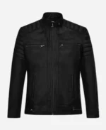 Andrew Tate Black Leather Jacket